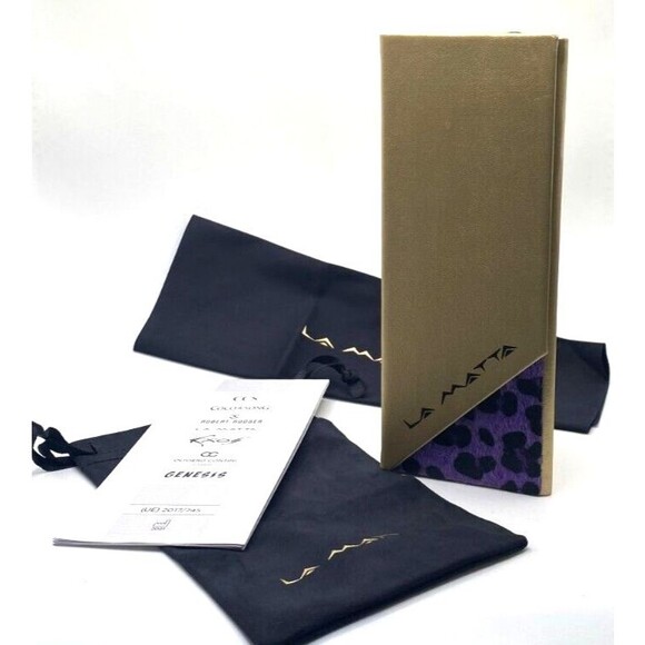 NEW LA MATTA LM3313 Eyeglass Frames Italy made 55-16-135 Case papers cloth Inclu - Picture 10 of 11